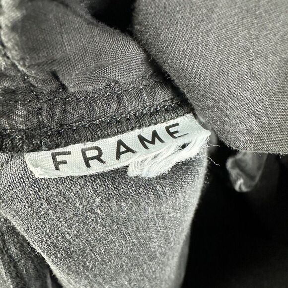 FRAME Denim Le High Skinny Jeans Womens 27 Gray Black Two Tone Side Stripe Slim* - Picture 13 of 13